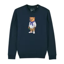 Organic Pullover Filou X. - Navy blue