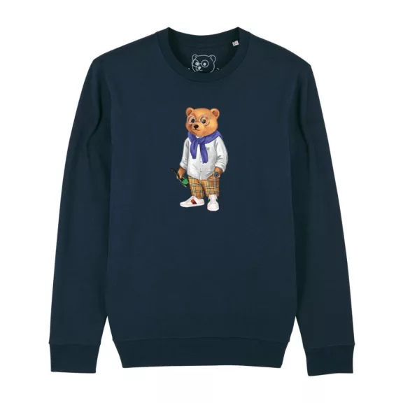 Organic Pullover Filou X. - Navy blue Organic Pullover Filou X. - Navy blue