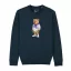 Organic Pullover Filou X. - Navy blue