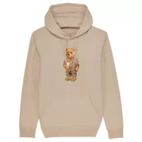 Organic Hoodie Filou LVI. - Sand brown