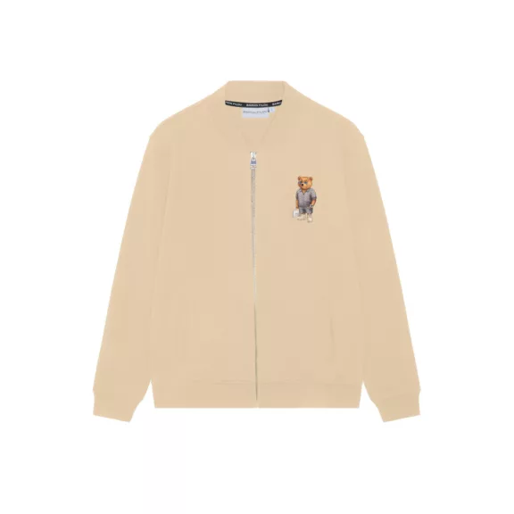 SS24 Sweat Jacket, Filou LXXVIII. - Sand brown SS24 Sweat Jacket, Filou LXXVIII. - Sand brown