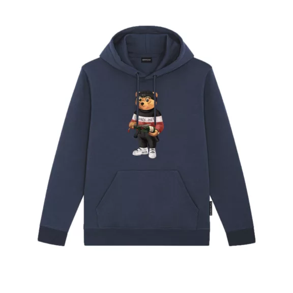 FW24 Organic Hoodie Filou CV. - Imperial blue FW24 Organic Hoodie Filou CV. - Imperial blue