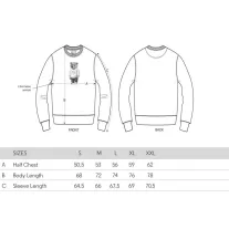   FW24 Organic Embroidered Pullover Filou LXXXVIII. - Royal Sand