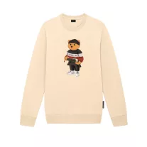 FW24 Organic Embroidered Pullover Filou CV. - Sand brown