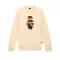 FW24 Organic Embroidered Pullover Filou CV. - Sand brown
