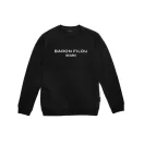 FW24 Organic Oversized Pullover Poster Backprint, Filou LXXXIV. - Black FW24 Organic Oversized Pullover Poster Backprint, Filou LXXXIV. - Black