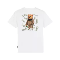 Organic Backprint T-Shirt, Filou CXVI. Flying Dollar - White