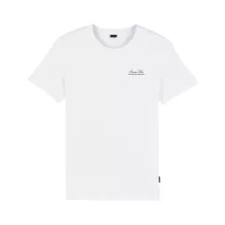Organic Backprint T-Shirt, Filou CXVI. Flying Dollar - White