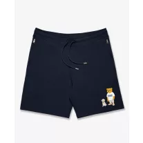 SS25 Embroidered Shorts, Filou CXXIV. - Navy blue