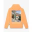 SS25 Oversized Backprint Hoodie, Filou CXXIV. - Sunrise orange