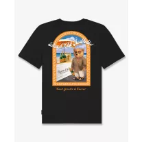 SS25 Backprint T-Shirt, Greek-Framed Filou CXVIII. - Black