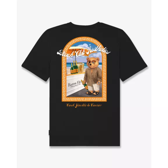 SS25 Backprint T-Shirt, Greek-Framed Filou CXVIII. - Black SS25 Backprint T-Shirt, Greek-Framed Filou CXVIII. - Black