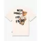 SS25 Oversized Backprint T-Shirt, Need Money - Pearl white