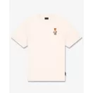 SS25 Oversized Backprint T-Shirt, Mykonos Crew - Pearl white SS25 Oversized Backprint T-Shirt, Mykonos Crew - Pearl white