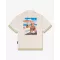 SS25 Backprint Shirt with Stripes, Poster Filou CXVIII. - Pearl white