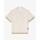 SS25 Backprint Shirt with Stripes, Poster Filou CXVIII. - Pearl white SS25 Backprint Shirt with Stripes, Poster Filou CXVIII. - Pearl white
