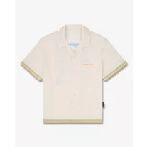  SS25 Backprint Shirt with Stripes, Poster Filou CXVIII. - Pearl white