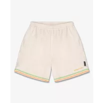 SS25 Shorts with Stripes - Pearl white