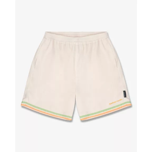 SS25 Shorts with Stripes - Pearl white SS25 Shorts with Stripes - Pearl white