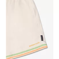 SS25 Shorts with Stripes - Pearl white