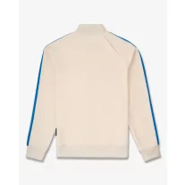   SS25 Tracksuit Jacket with Stripes, Mykonos Crew - Pearl white