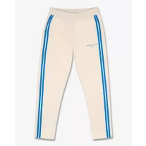   SS25 Tracksuit Sweatpants with Stripes, Mykonos Crew - Pearl white