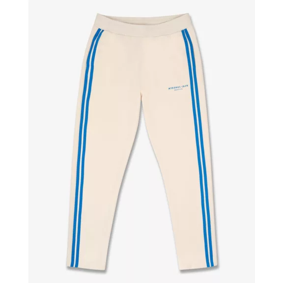 SS25 Tracksuit Sweatpants with Stripes, Mykonos Crew - Pearl white SS25 Tracksuit Sweatpants with Stripes, Mykonos Crew - Pearl white