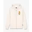 SS25 Embroidered Zip Hoodie Filou CXVIII. - Pearl white