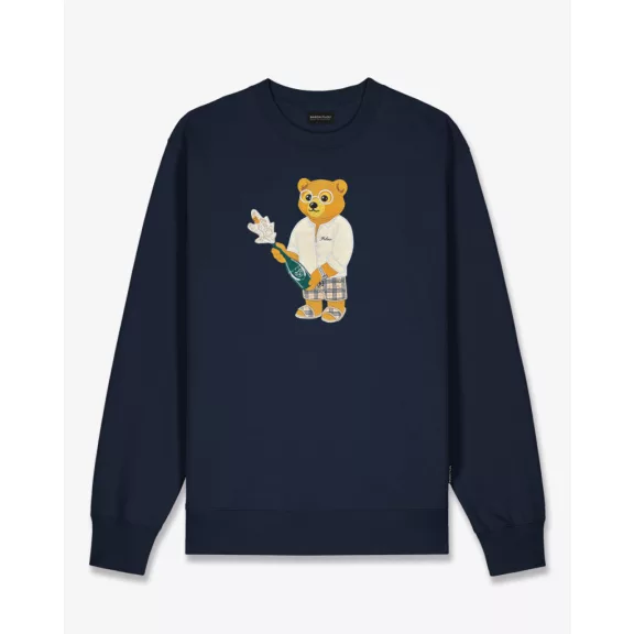 SS25 Embroidered Pullover Filou CXIV. - Navy blue SS25 Embroidered Pullover Filou CXIV. - Navy blue