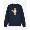 SS25 Embroidered Pullover Filou CXIV. - Navy blue