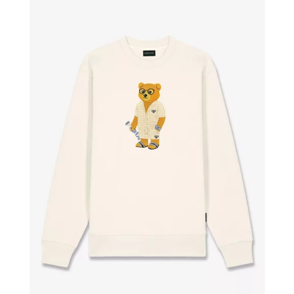 SS25 Embroidered Pullover Filou CXIII. - Pearl white SS25 Embroidered Pullover Filou CXIII. - Pearl white