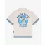 SS25 Backprint Shirt with Greek Pattern, Mykonos - Pearl white