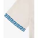 SS25 Backprint Shirt with Greek Pattern, Mykonos - Pearl white SS25 Backprint Shirt with Greek Pattern, Mykonos - Pearl white