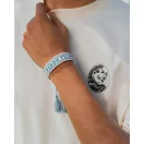 SS25 Baron Filou Bracelet, Greek Pattern - Pearl white SS25 Baron Filou Bracelet, Greek Pattern - Pearl white