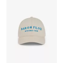 SS25 Cotton Cap Mykonos Crew - Pearl white