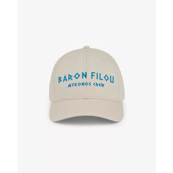 SS25 Cotton Cap Mykonos Crew - Pearl white SS25 Cotton Cap Mykonos Crew - Pearl white