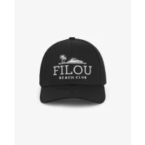SS25 Cotton Cap FILOU Beach Club - Black