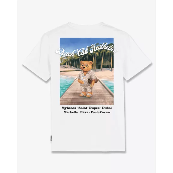 SS25 Poster Backprint T-Shirt, Filou CXV. - White SS25 Poster Backprint T-Shirt, Filou CXV. - White