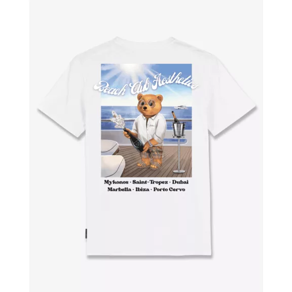 SS25 Poster Backprint T-Shirt, Filou CXIV. - White SS25 Poster Backprint T-Shirt, Filou CXIV. - White