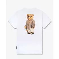   SS25 Backprint T-Shirt with Box Design, Filou CXVIII. - White