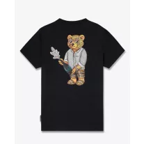 SS25 Backprint T-Shirt with Box Design, Filou CXIV. - Black