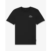 SS25 Backprint T-Shirt with Box Design, Filou CXIV. - Black