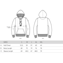 Backprint Hoodie Filou CXXXIV. - Black