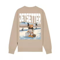 Backprint Pullover Filou CXXXVI. - Sand brown