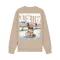 Backprint Pullover Filou CXXXVI. - Sand brown