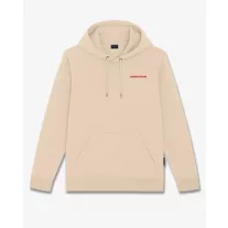 FW25 Hoodie Backprint LEFT LANE CLUB - Sand brown