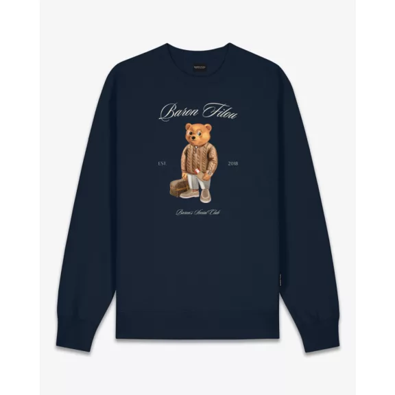 FW25 Pullover Filou CXLVI. Baron’s Social Club - Navy blue FW25 Pullover Filou CXLVI. Baron’s Social Club - Navy blue