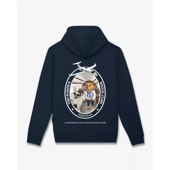 FW25 Hoodie Oval Backprint Filou CLII. - Navy blue FW25 Hoodie Oval Backprint Filou CLII. - Navy blue