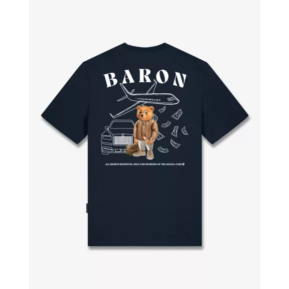 FW25 T-Shirt Backprint Filou CXLVI. BARON - Navy blue FW25 T-Shirt Backprint Filou CXLVI. BARON - Navy blue