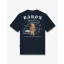 FW25 T-Shirt Backprint Filou CXLVI. BARON - Navy blue